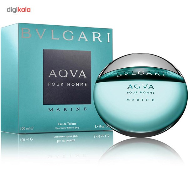 ادو تویلت مردانه بولگاری مدل Aqva Pour Homme Marine حجم 100 میلی لیتر