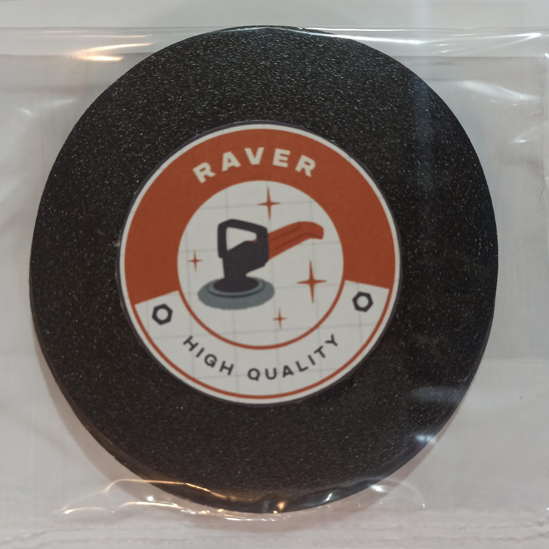 سنباده پشت کرکی راور مدل 180mm زبری 60 بسته 10 عددی