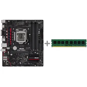 مادربرد ایسوس مدل B85M-GAMER به همراه رم کامپیوتر گیل مدل Pristine 4GB DDR3 1600MHz