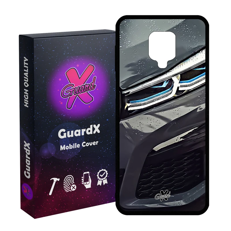 کاور گارد ایکس طرح BMW مدل Glass10455 مناسب برای گوشی موبایل شیائومی Redmi Note9 Pro/Note 9 Pro Max/Redmi Note 9S/MI Poco M2 Pro