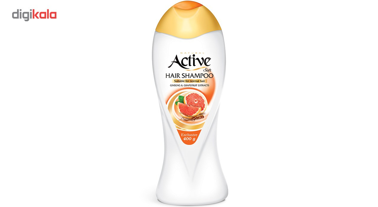 شامپو مو اکتیو مدل Orange Extract حجم 400 میلی لیتر