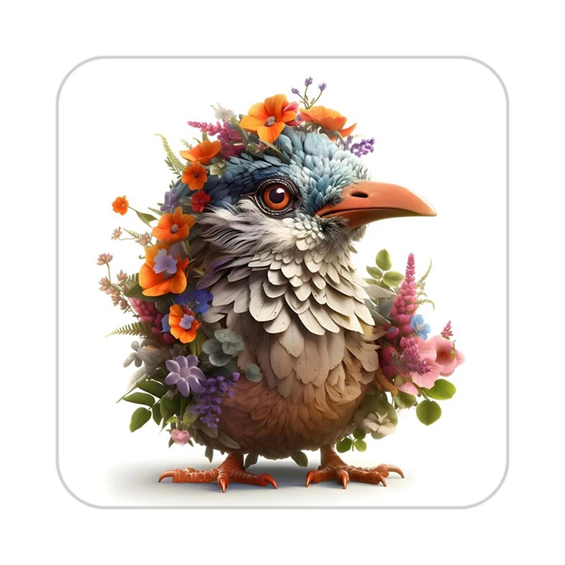 زیر لیوانی کاکتی طرح حیوانات رنگی مدل mp25304