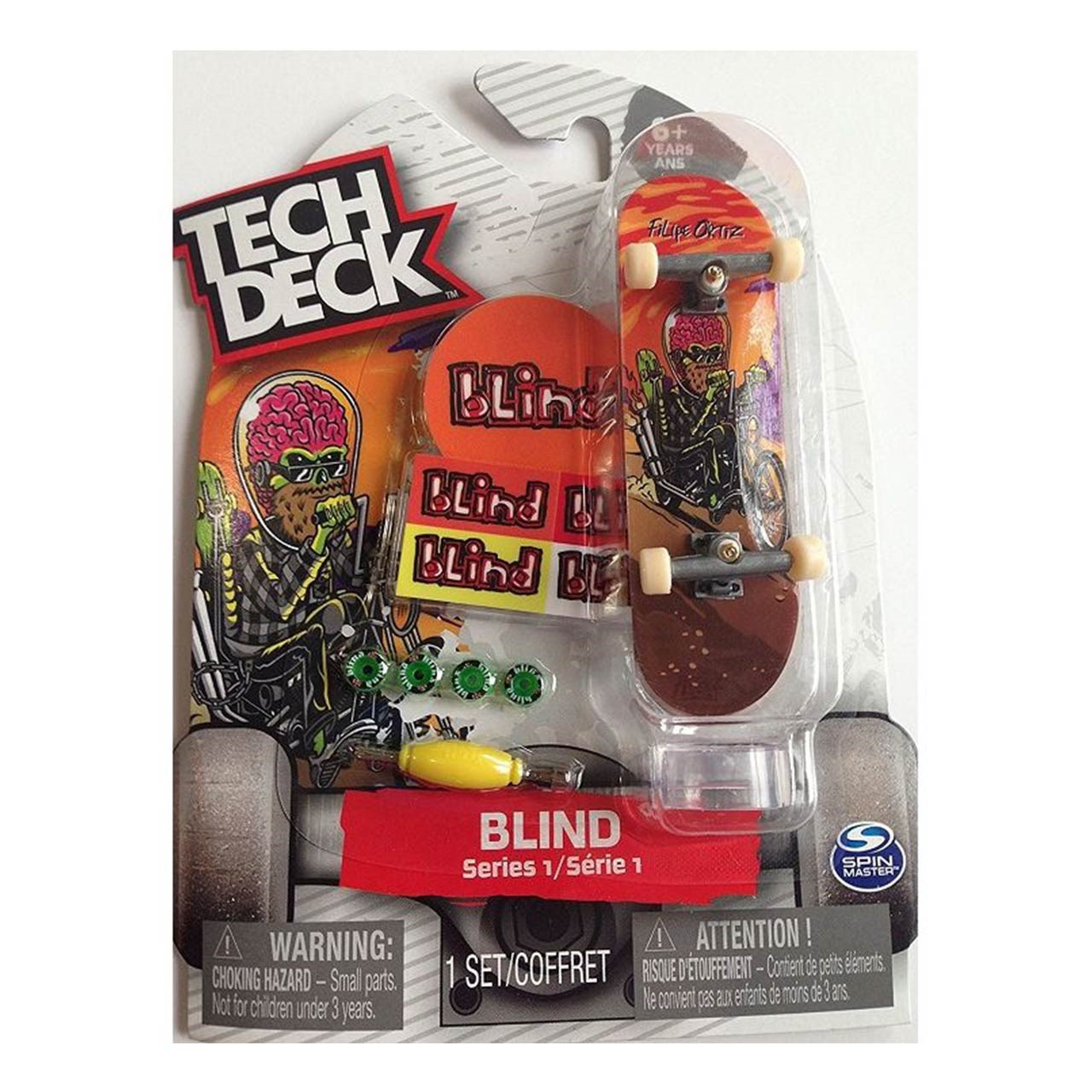 اسکیت بورد اسباب بازی اسپین مستر مدل Tech Deck Blind