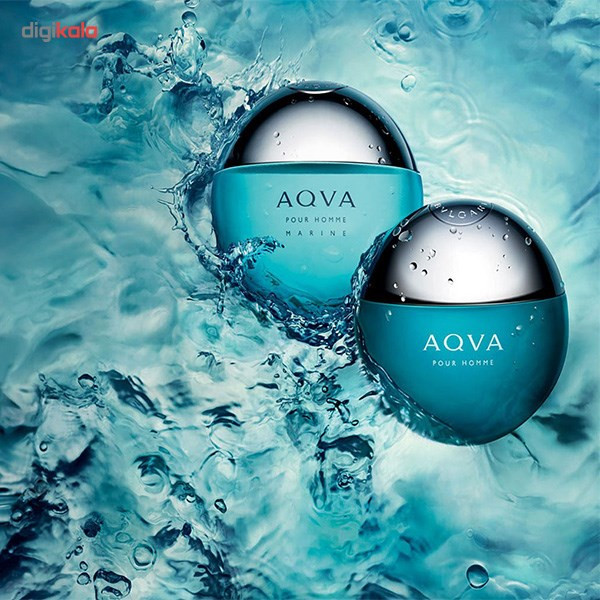 ادو تویلت مردانه بولگاری مدل Aqva Pour Homme Marine حجم 100 میلی لیتر