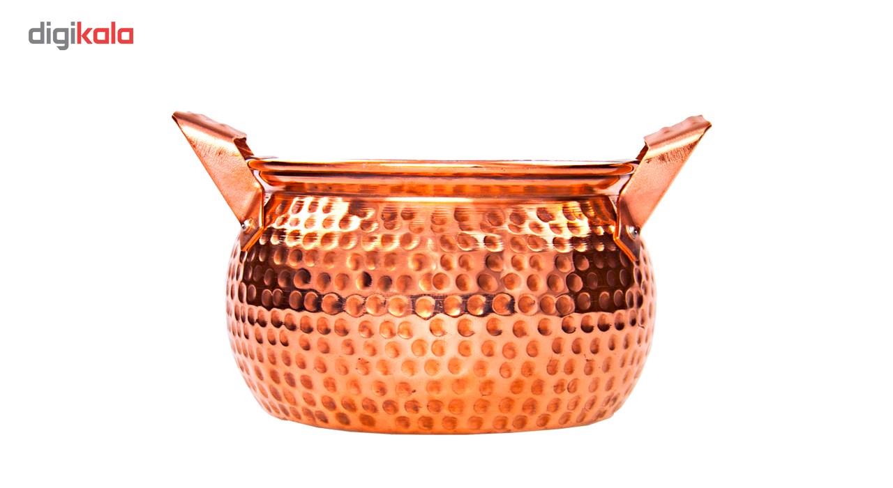 Red Copper 18 cm pan by line copper, Model cask (barrel)