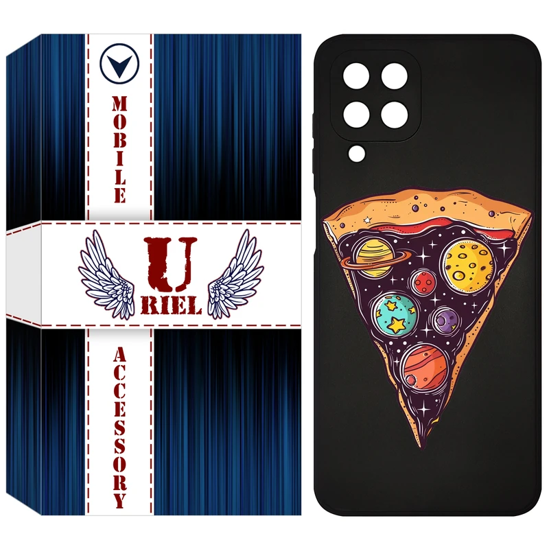 کاور یوریل مدل KSH کد 100 طرح پیتزای کهکشانی مناسب برای گوشی موبایل سامسونگ Galaxy M33