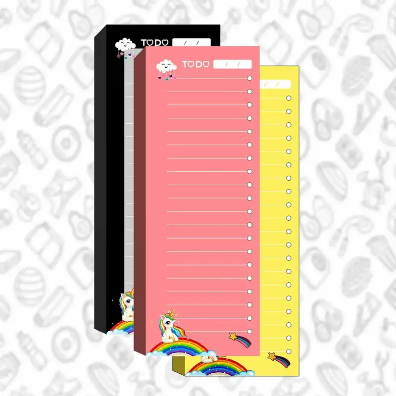 دفترچه یادداشت مستر راد مدل to do list طرح اسب تک شاخ کد uniqurn 1714