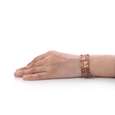 دستبند دست‌ساز زنانه آرانیک مدل مسی حکاکی شده کد 1525100005