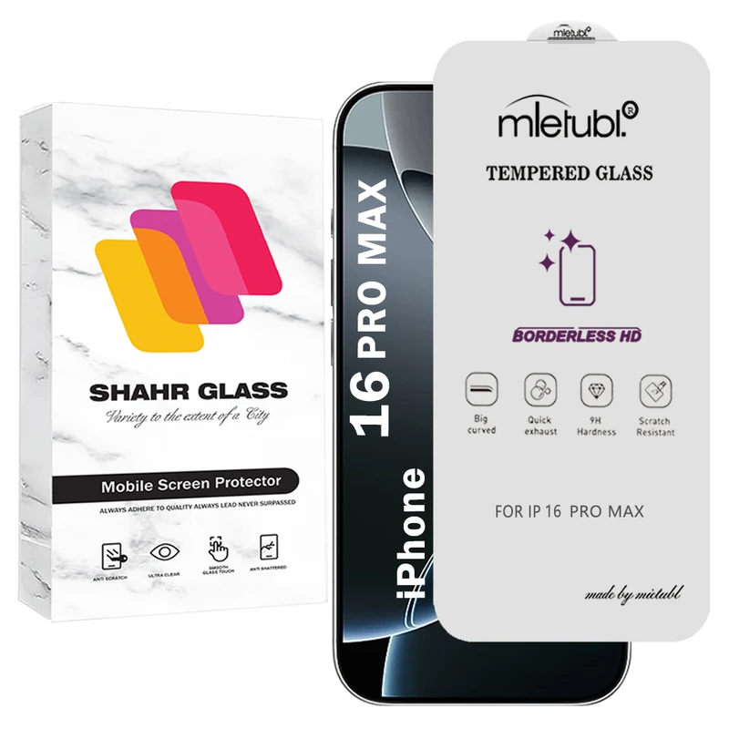 محافظ صفحه نمایش شهر گلس مدل WSUPERD مناسب برای گوشی موبایل اپل iPhone 16 Pro Max