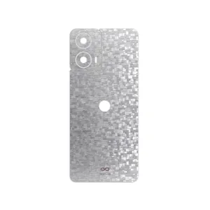 MAHOOT Silver-Silicon Cover Sticker for Motorola Moto G24