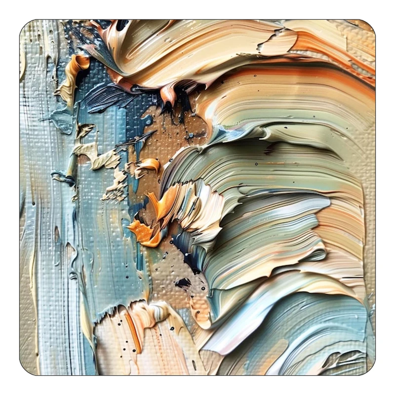 مگنت کاکتی طرح نقاشی رنگ روغن مدل mp69502