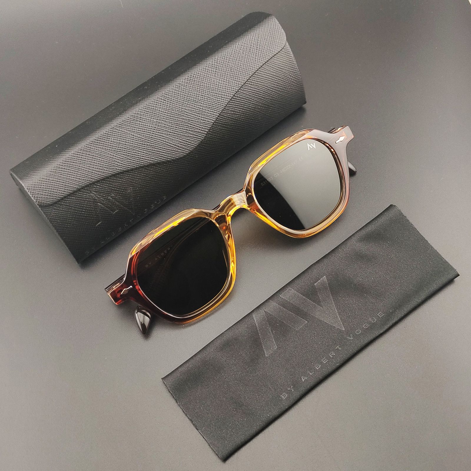 عینک آفتابی آلبرت وگ مدل S31103C3 Acetate Avantgarde Visionary -  - 9