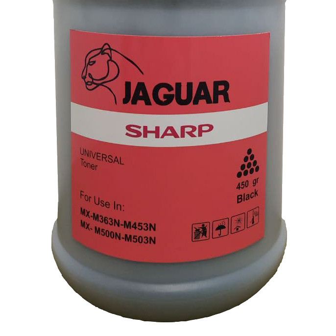 پودر شارژ مشکی 450 گرمی شارپ مدل جگوار MX