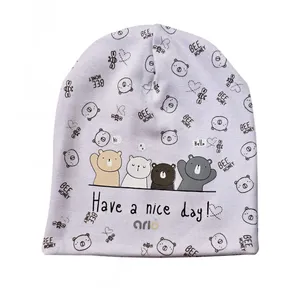 کلاه نوزادی مدل دولایه خرسی کد sh20..25