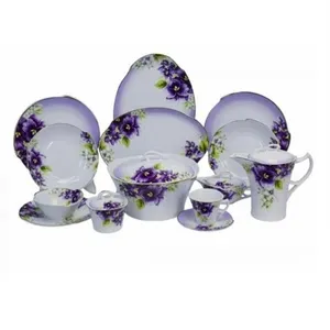 سرویس غذا خوری 81 پارچه شرکت صنایع چینی تقدیس مدل بنفشه