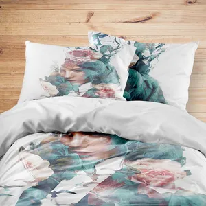 سرویس روتختی مدوپد طرح گلرخ مدل mod00560 یک نفره 4 تکه