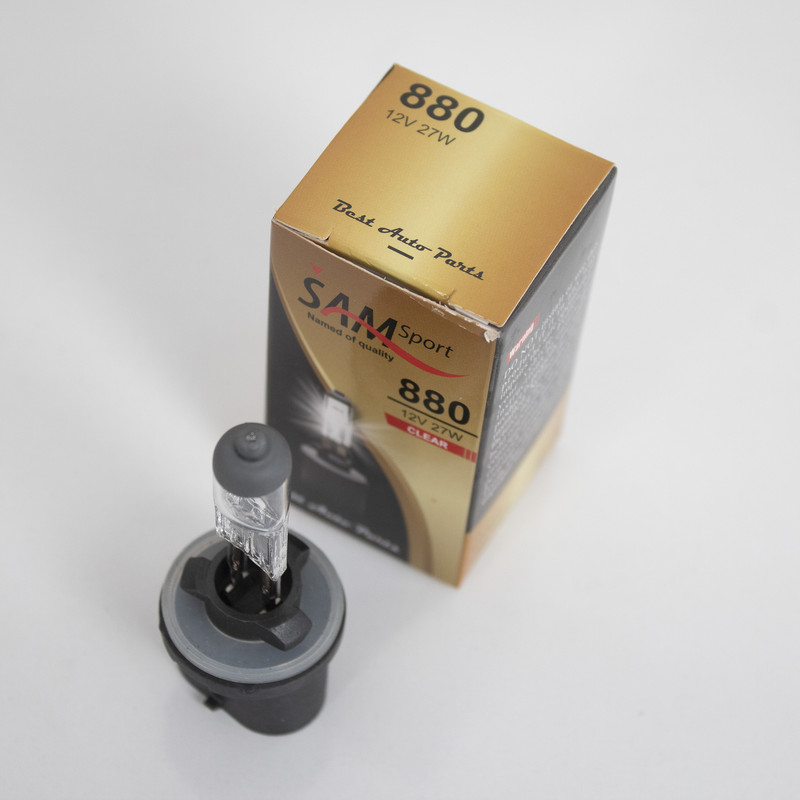 لامپ خودرو سام مدل 27W کد 880