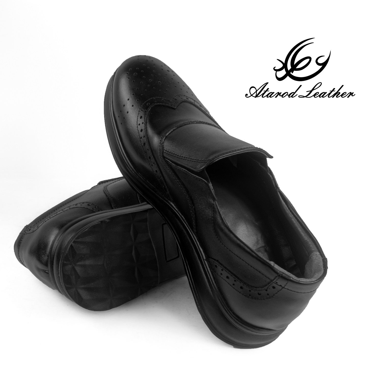 کفش روزمره مردانه چرم عطارد مدل چرم طبیعی کد SH61 -  - 9