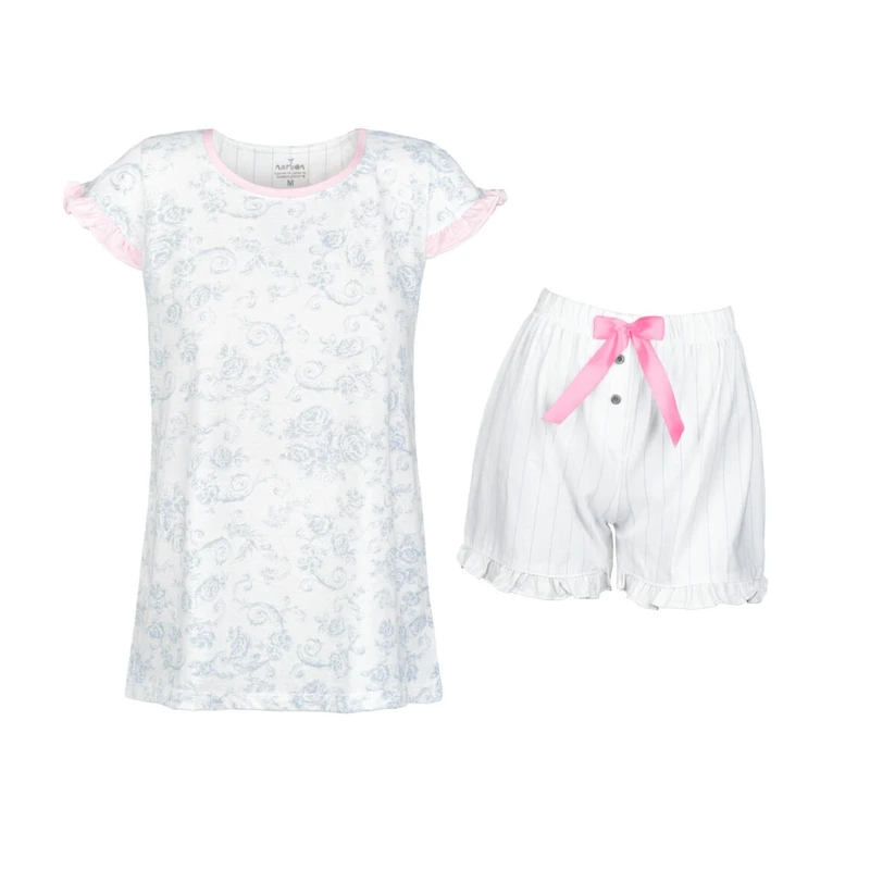 ست تی شرت و شلوارک زنانه مدل SB-SS-3696