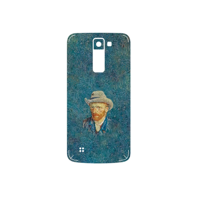 برچسب پوششی ماهوت مدل Self portrait with a gray felt hat مناسب برای گوشی موبایل ال جی K8