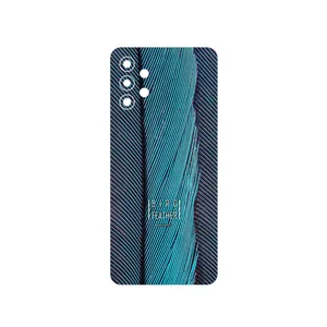 MAHOOT Turquoise feathers Cover Sticker for Samsung Galaxy M32 5G