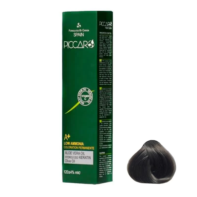 رنگ مو پیکارو شماره A6 حجم 120 میلی لیتر رنگ بلوند خاکستری تیره