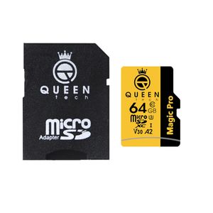 نقد و بررسی کارت حافظه Micro SD HC کویین تک مدل A2-V30-633X کلاس 10 استاندارد UHS-l U3 سرعت 95MBps ظرفیت 64 گیگابایت به همراه آداپتور SD توسط خریداران