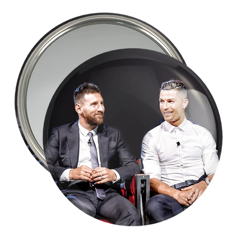 آینه جیبی خندالو مدل کریستیانو رونالدو و لیونل مسی  کد 13997