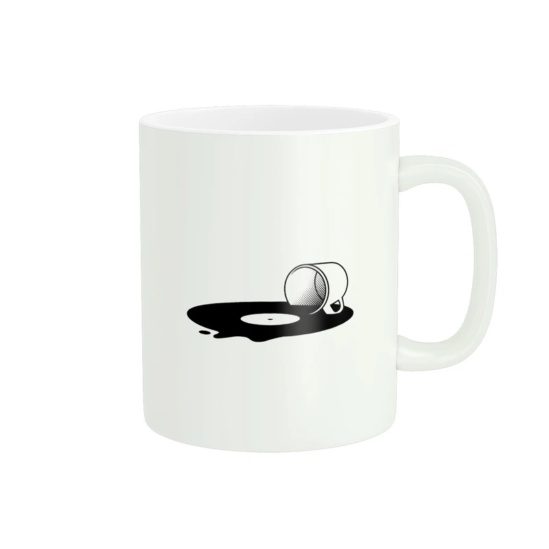 ماگ پاد آفرین مدل قهوه و صفحه موسیقی کد 1046