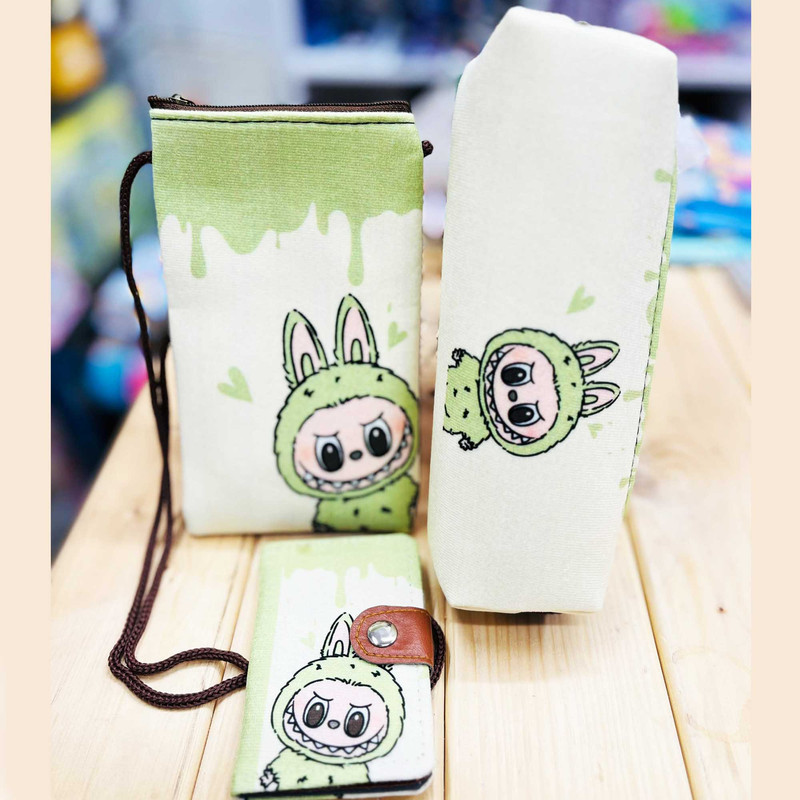 بسته لوازم تحریر مدل لبوبو مجموعه 5 عددی