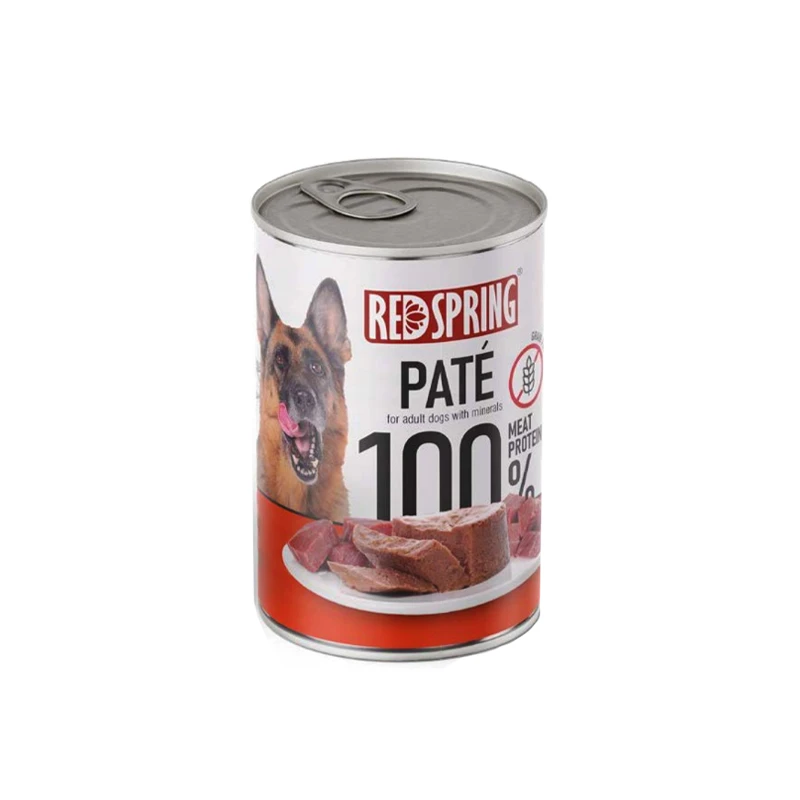 کنسرو غذای سگ رداسپرینگ مدل پته طعم گوشت گوساله وزن 400 گرم