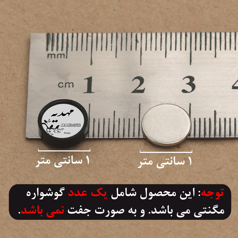 پیرسینگ گوش ناکسیگو مدل شب تاب طرح مهدیه کد PM5992