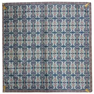 رومیزی ترمه ابریشمی کد 2040 سایز 100× 100 سانتی متر