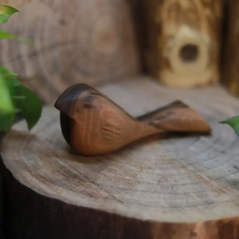 مجسمه چوبی مدل گنجشک