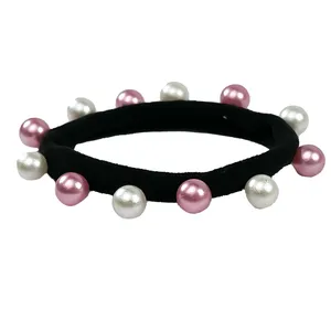 کش مو زنانه طرح مرواریدی کد 01