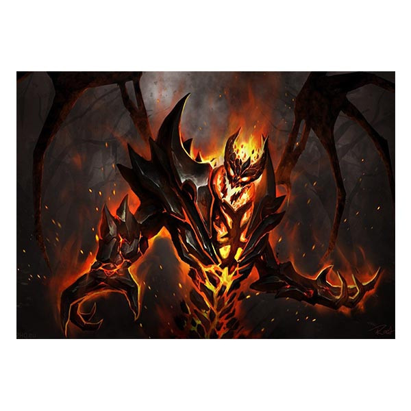 ماوس پد مخصوص بازی توییجین وموییجین مدل Dota 2 کد 524