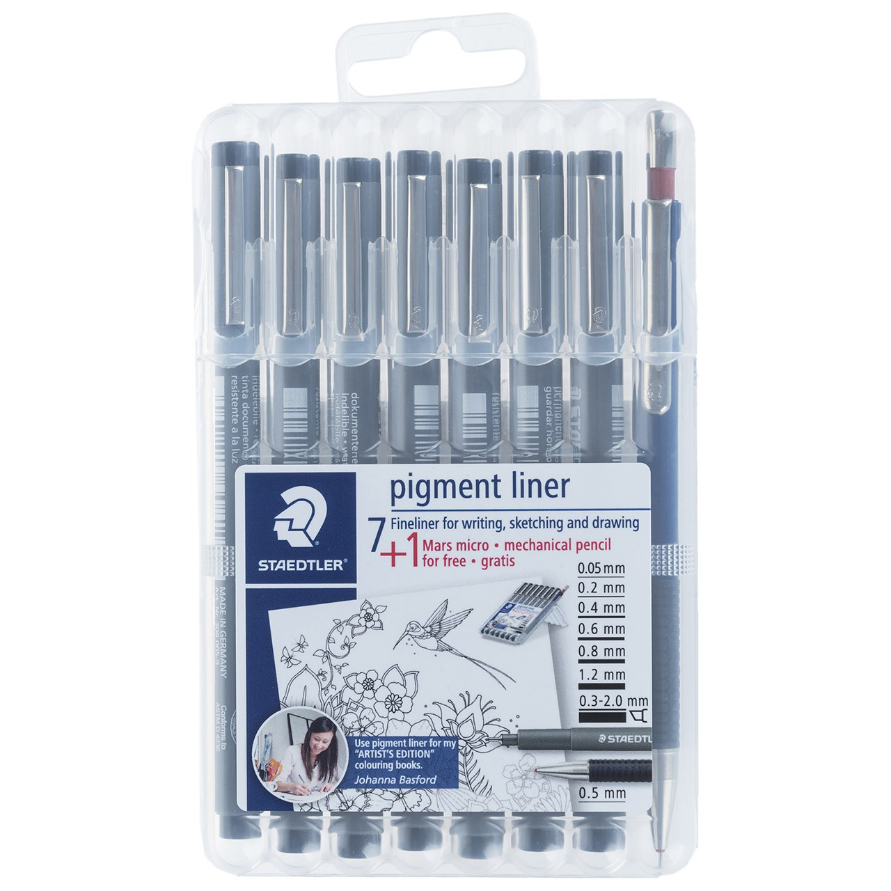 راپید استدلر مدل Pigment Liner بسته 1+7 عددی راپید استدلر مدل Pigment Liner بسته 1+7 عددی