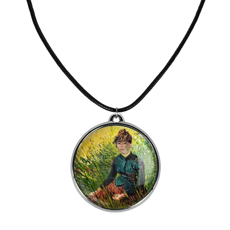 گردنبند خندالو مدل ونسان ونگوگ (Van Gogh) کد 3681336814