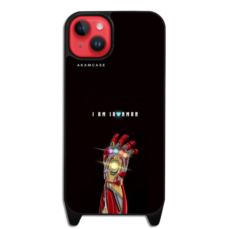 کاور آکام مدل AMC-WLA14PLUS-IRON MAN10 مناسب برای گوشی موبایل اپل iPhone 14 Plus