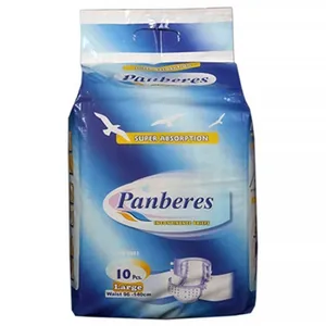پوشینه چسبی بزرگسالان پنبه ریز مدل Large بسته 10 عددی