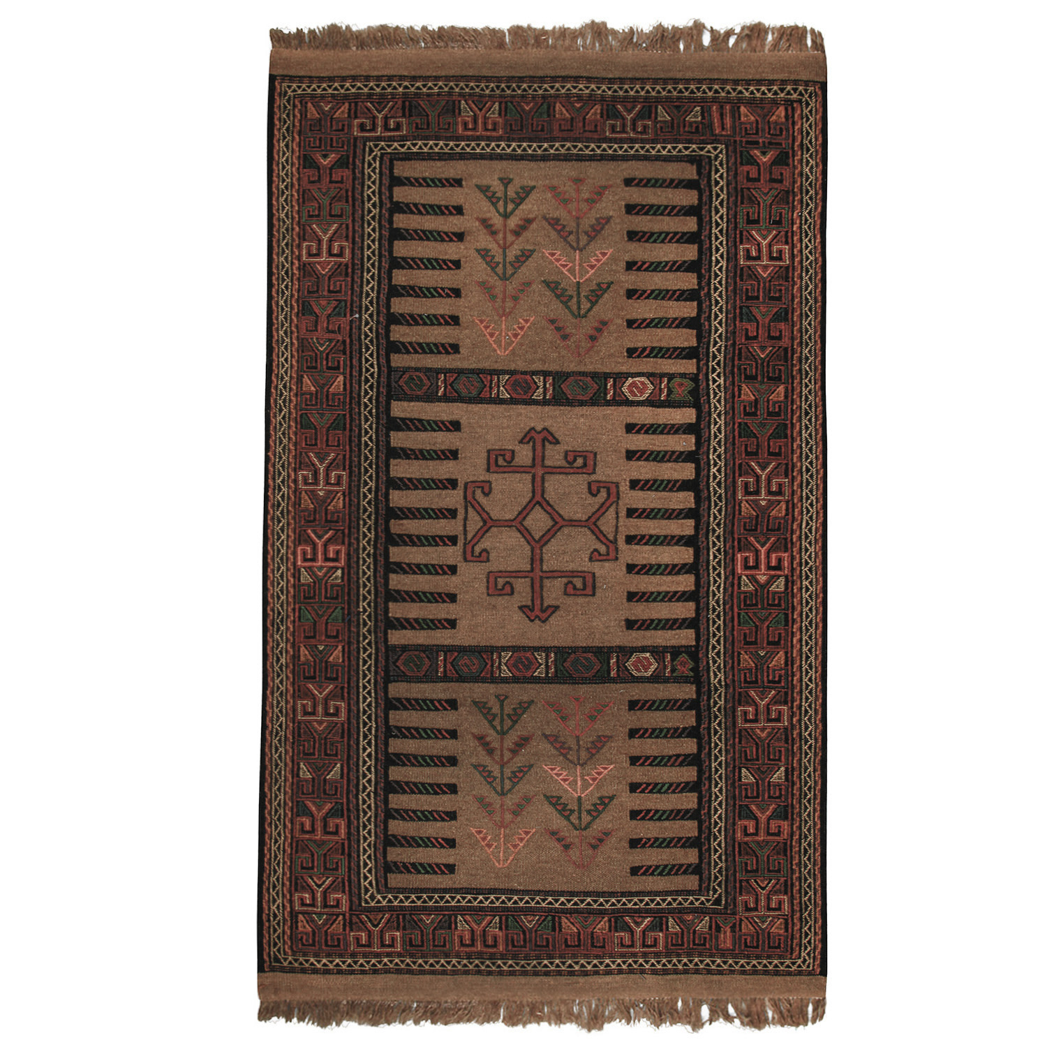 گلیم دستبافت دو متری کد 363005