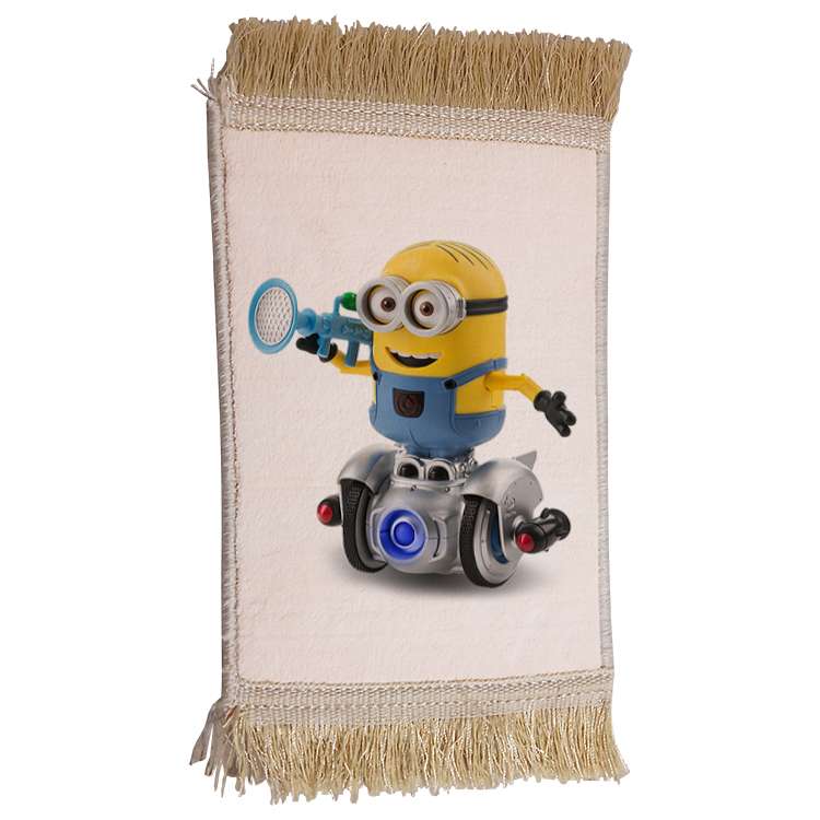 فرش ماشینی دیوارکوب مدل مینیون کد 86