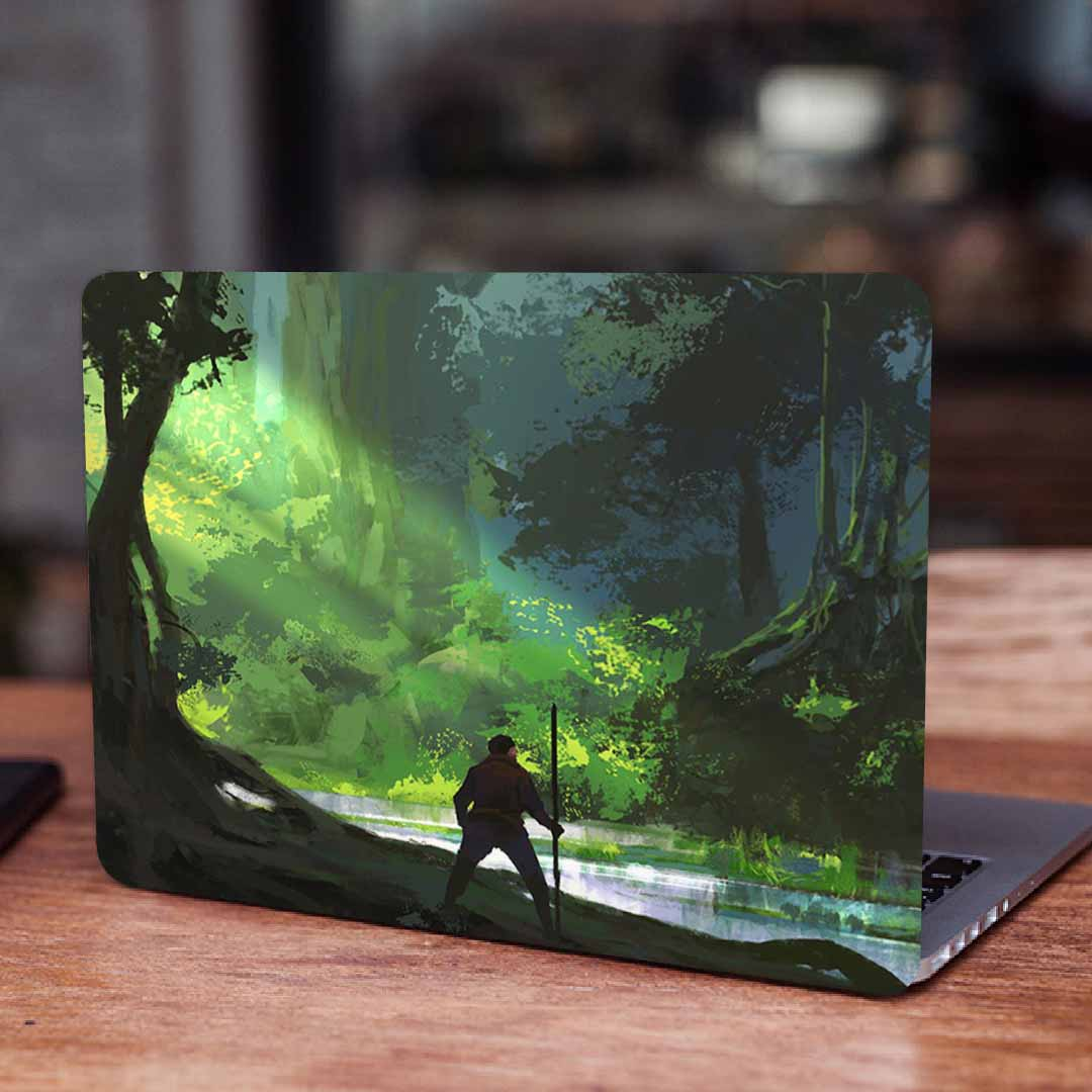 استیکر لپ تاپ طرح نقاشی فانتزی  کد P-1553 مناسب برای لپ تاپ 15 تا 17 اینچ