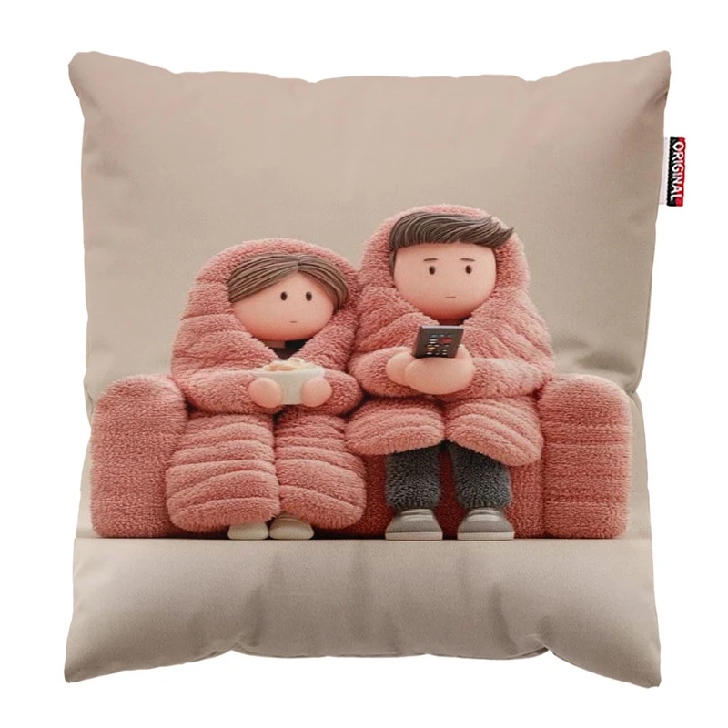 کوسن پاد آفرین مدل عشق کد 1443 سایز 30*30 سانتی متر