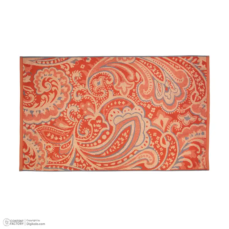 حوله حمام برق لامع مدل ترمه سایز 160×100 سانتی متر