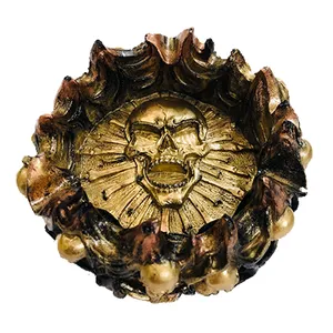 زیرسیگاری مدل رزینی طرح جمجمه کد 69