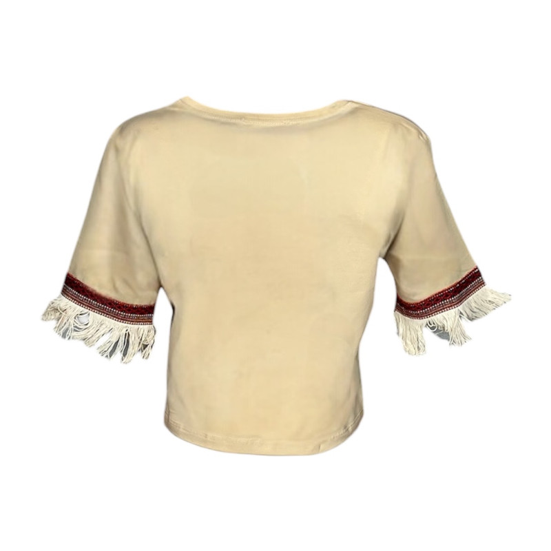 بلوز آستین کوتاه زنانه مدل آماندیس کد AM 170