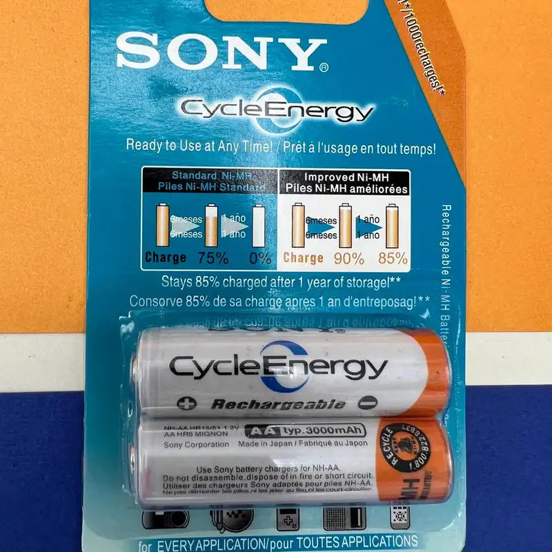 باتری قلمی قابل شارژ سونی مدل NH-AA HR15/51 بسته 2 عددی