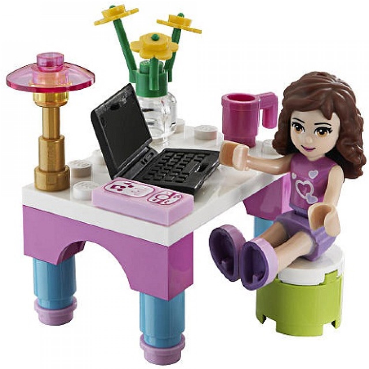 لگو سری Friends مدل Olivias Laptop And Desk 30102