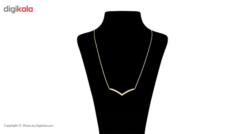 گردنبند طلا 18 عیار زنانه ماهک مدل MM0404 طرح هفت باز - دلبری